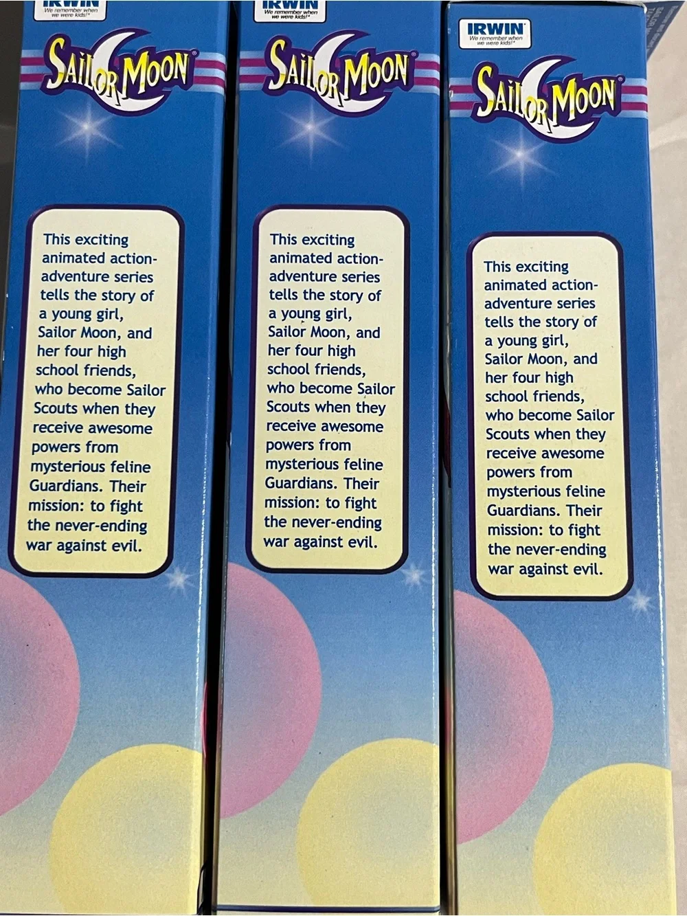 Vintage Sailor Moon Adventure Dolls Complete Set New in Box
